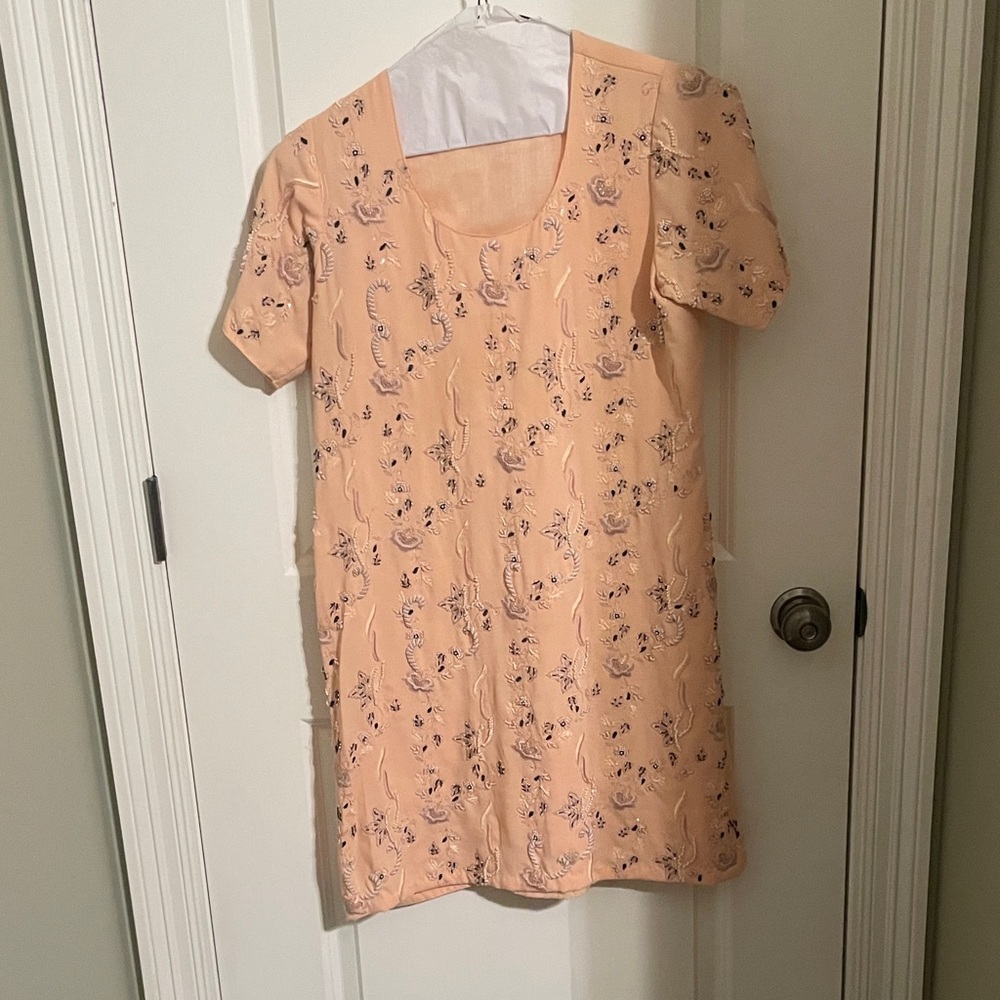 Vintage beaded dress🌸🌸🌸